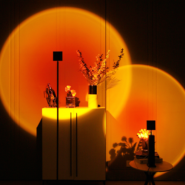 LED sunset light replica