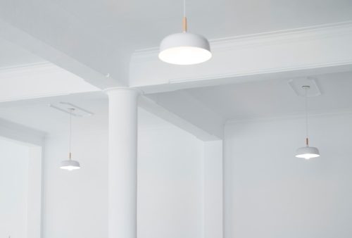 Photo Nordic style floor lamp